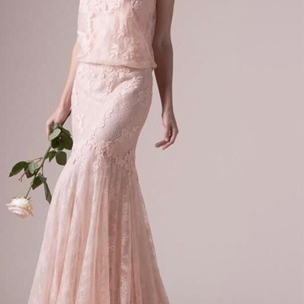 Beautiful Pink Wedding Dress